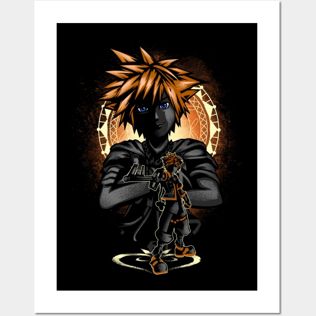 Keyblade Hero Sora Wall Art by HyperTwenty